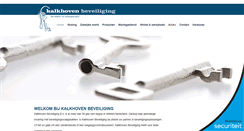 Desktop Screenshot of kalkhoven-beveiliging.nl
