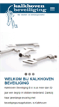 Mobile Screenshot of kalkhoven-beveiliging.nl